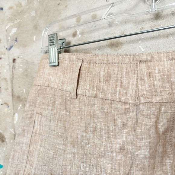 Everlane the Linen Way-High Drape Pant, Cornstalk Chambray - Picture 3 of 7